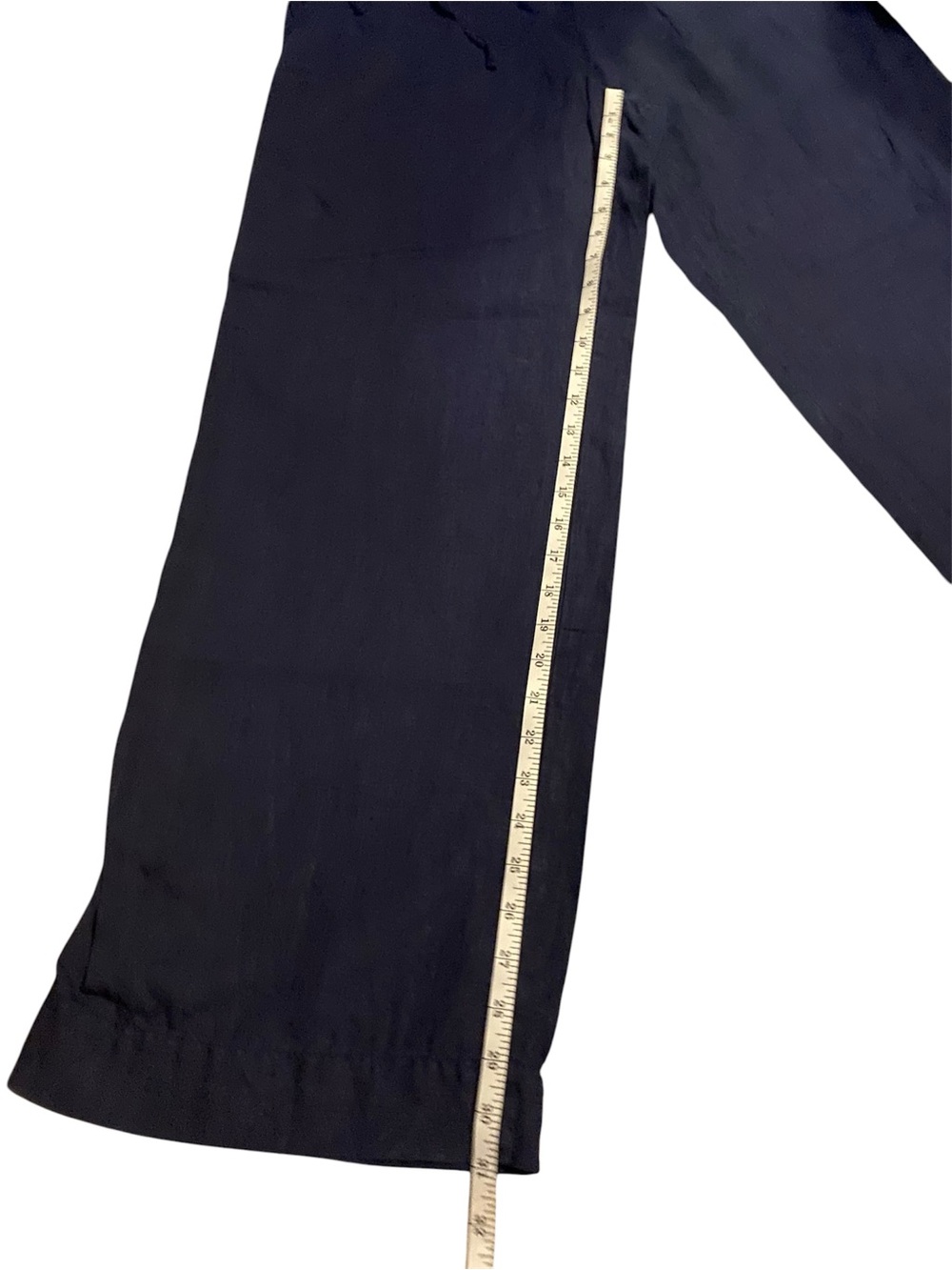 Tommy Bahama Women's Two Palms High-Rise Linen Easy Pants Navy Blue Size S - Picture 8 of 8